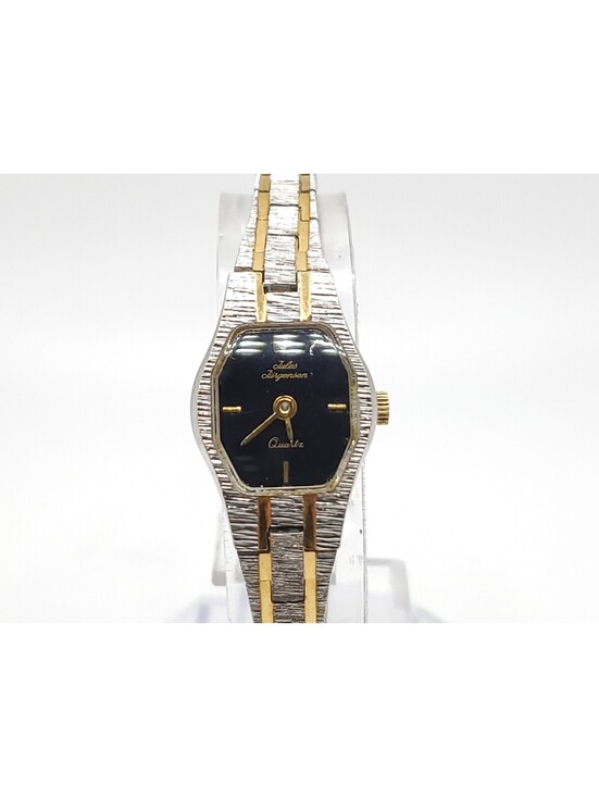 Vintage Jules Jurgensen Quartz Watch Womens New Battery Two-Tone 15mm 4831 main image 8